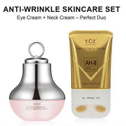 YCZ Neck-Eye Care Tightening & Revitalizing Set - Smooth of Fine Lines, Eye & Neck Treatment, Moisturizer for Enhanced Skin Health - Hydrating Gentle Skincare